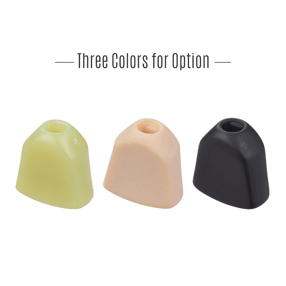 6pcs tuning peg kappen poliert tuner schlüssel taste kappe string knob griff mit schrauben washer teile für akustische und elektrische gitar