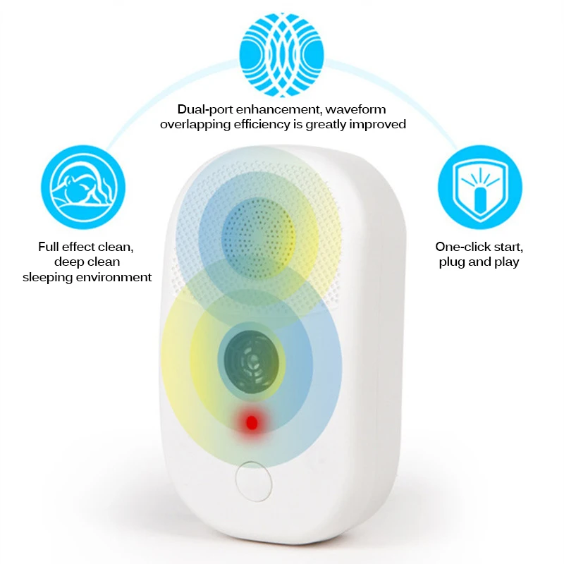 Ультразвуковой регулятор пыли отпугиватель электрическая стерилизация