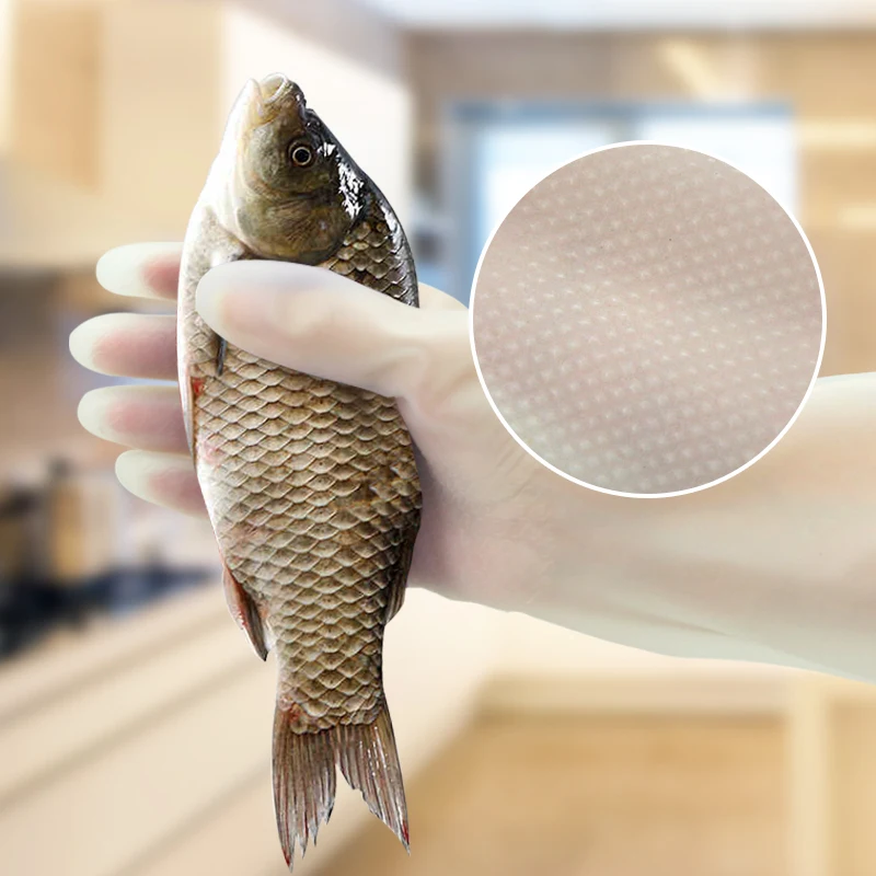 Перчатки Нитриловые противоскользящие водостойкие для мытья посуды | Дом и сад