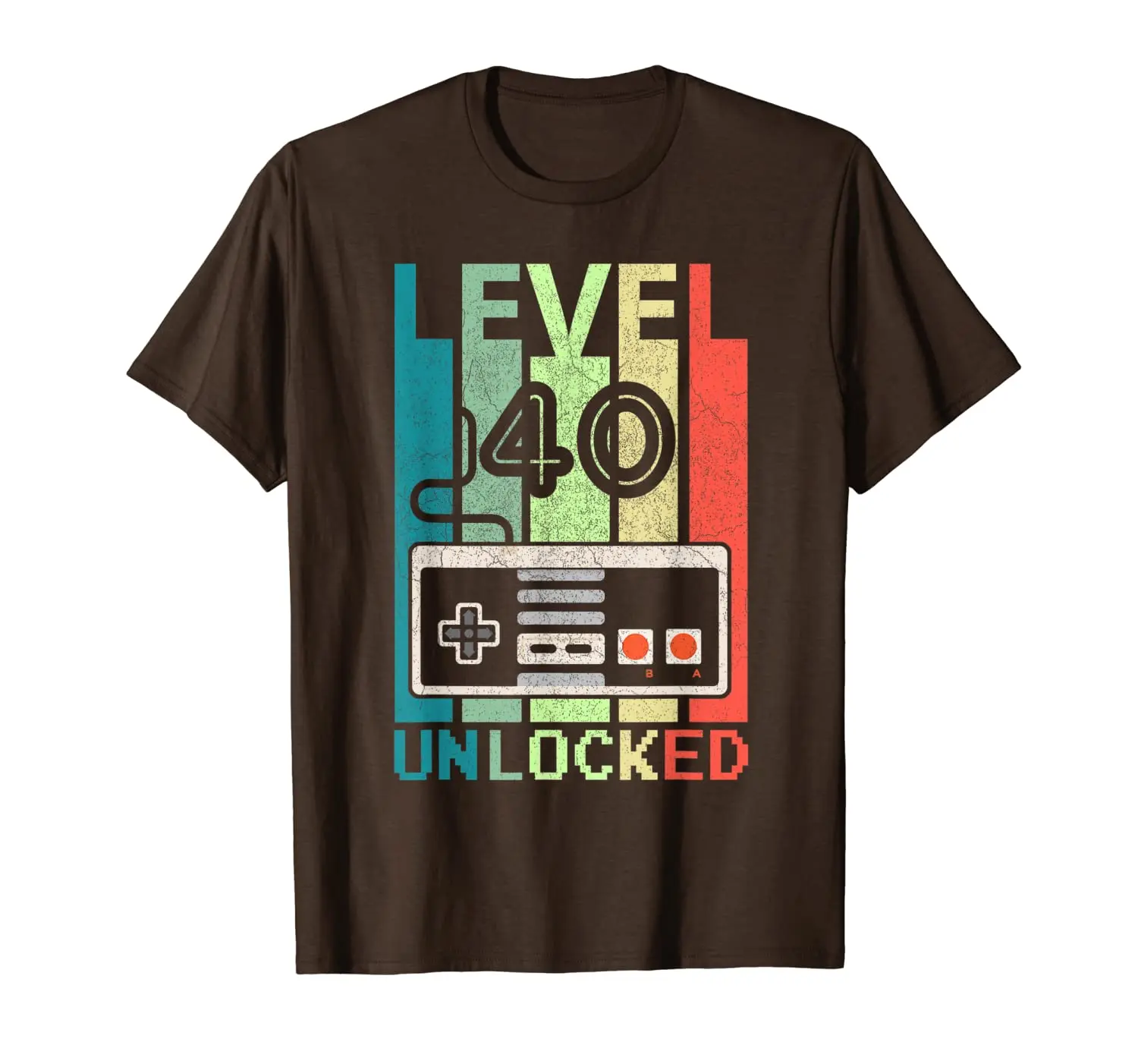 

Level 40 Unlocked Shirt Video Gamer 40th Birthday Gifts Tee T-Shirt