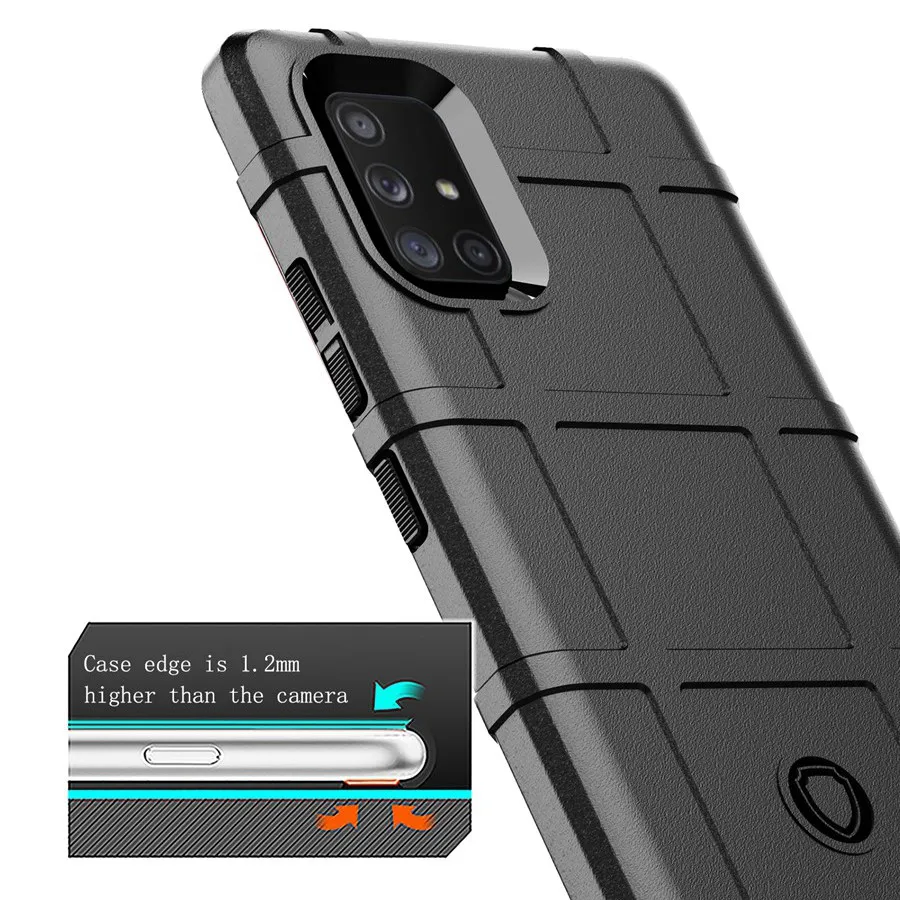 For Samsung A71 A51 5G Case Rugged Armor Shockproof Back Cover Galaxy A91 A81 A41 A31 A21 A11 A01 M31 M21 M30S | Мобильные телефоны