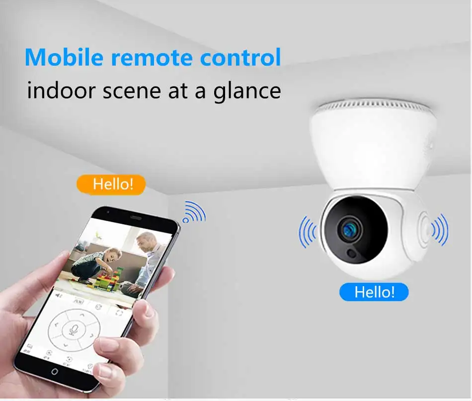 Беспроводная IP-камера 1080P 1920*1080 умная домашняя камера видеонаблюдения сетевая с