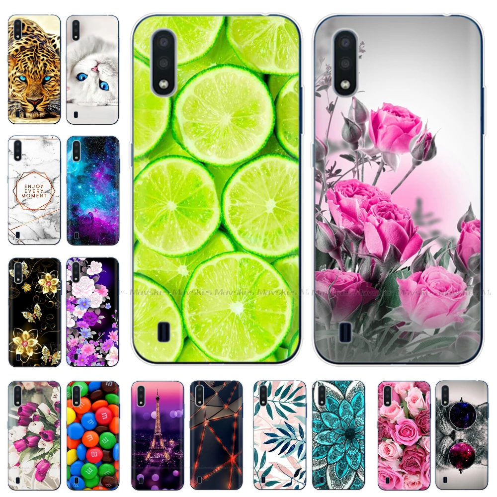 Чехол для Samsung M01 силиконовый мягкий чехол из ТПУ Galaxy GalaxyM01 M 01 M015 чехлы Coque|Бамперы|