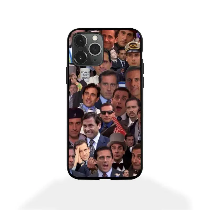 michael scott the office phone case for iphone 12 11 pro mini xs max 8 7 6 6s plus x 5s se 2020 xr cover free global shipping