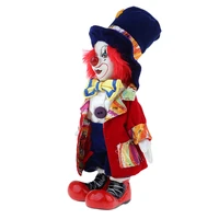 18cm porcelain dolls funny clown for children play birthday gifts