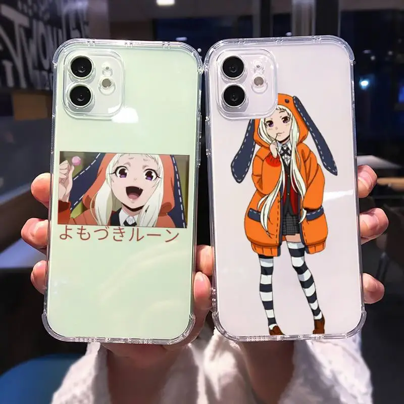 

Runa Yomozuki anime Phone Case Transparent for iPhone Samsung A S 11 12 6 7 8 9 30 Pro X Max XR Plus lite Clear mobile bag Shell