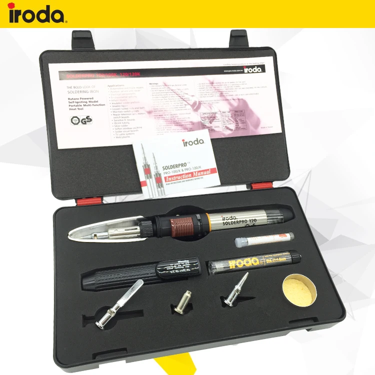 Iroda тайваньский Газовый паяльник, газовый PRO-120k, эквивалент 30-125 Вт, беспроводной паяльник - Цвет: PRO-120k