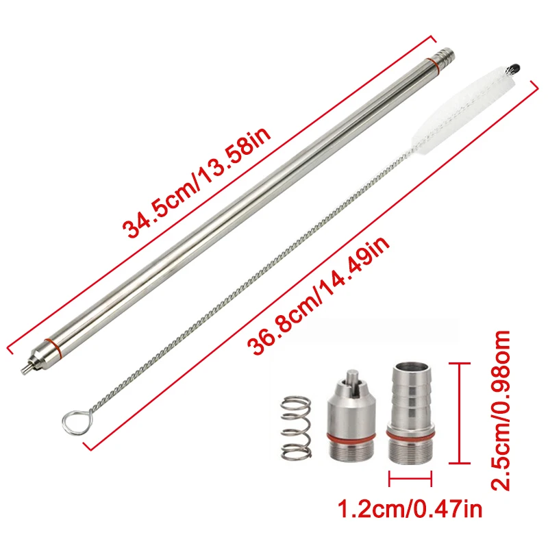 34 5 см из нержавеющей стали для розлива вина и пива с пружинным наполнителем