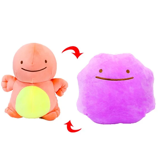 Charmander 25 см аниме карманное животное Ditto Подушка передачи Пикачу чармандер Сквиртл Бульбазавр Мягкие плюшевые куклы игрушка подарок SA1666 - Цвет: Charmander