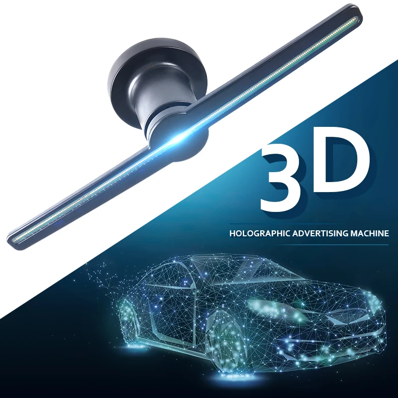42 см 224 светодиодов 3D Wifl голографический проигрыватель изображений рекламный