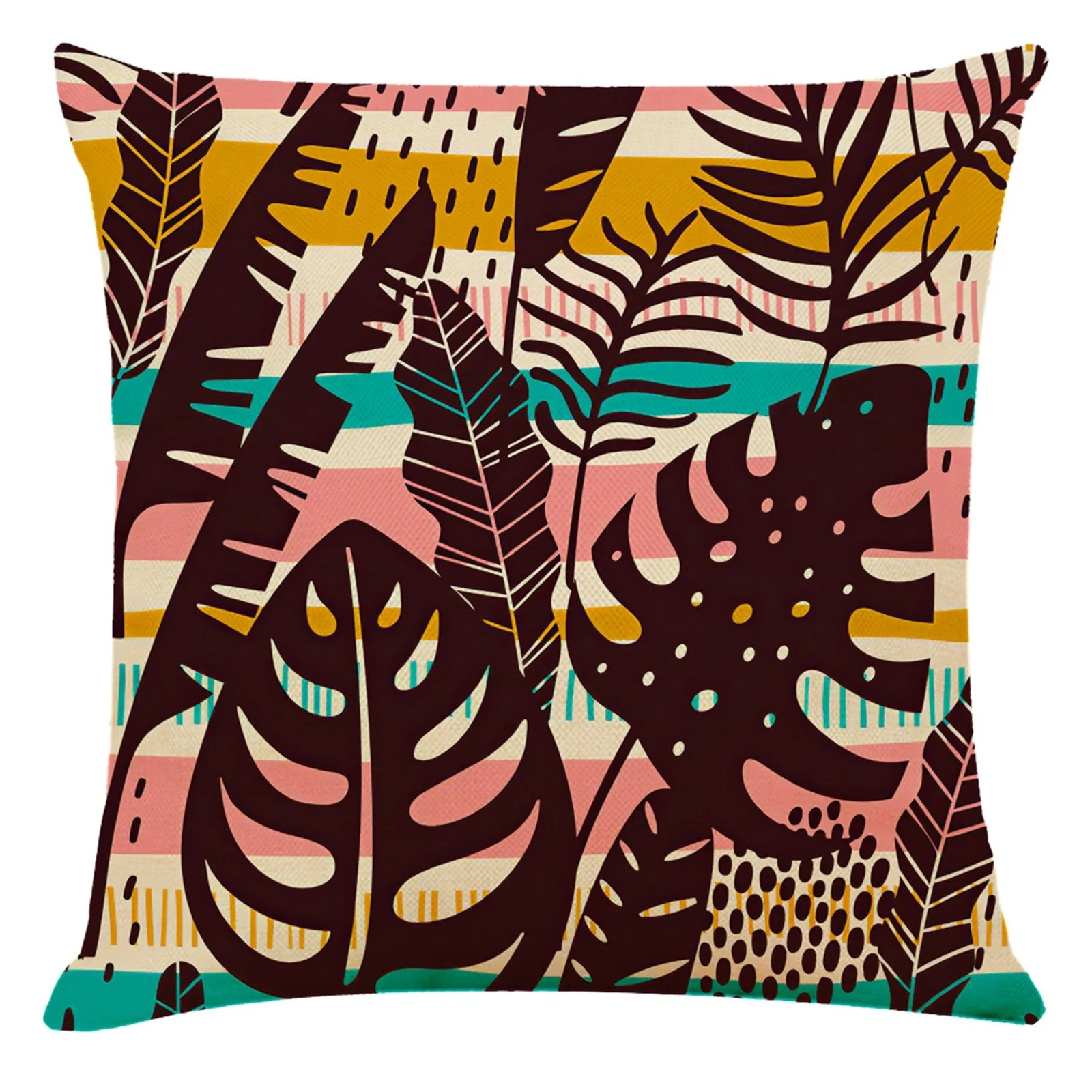 Домашний декор Чехлы красивое растение серии Подушка Чехол деко Гостиная