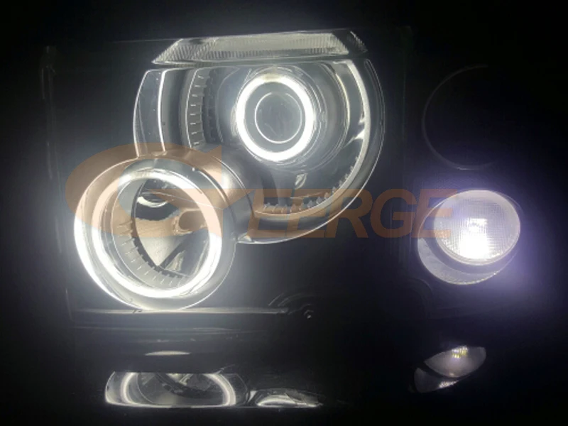Отличные ультра яркие CCFL ангельские глазки Halo Кольца для Land Rover Range L322 2002 2003 2004 2005