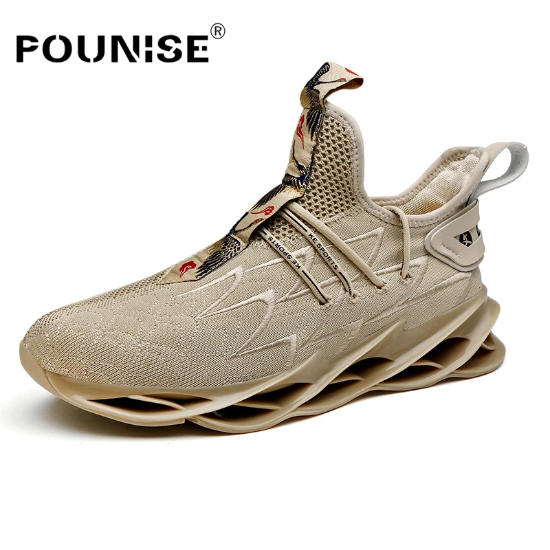 

Men Casual Shoes 2019 autumn Blade sport shoes male footwear fashion sneakers men trainer Outdoor Flats Jogging shoes man plus