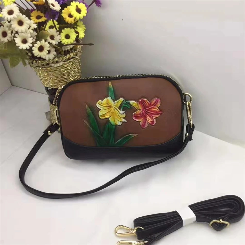 Daffodil Brown 16 цветов сумка Клевер на удачу новые роскошные кошельки и сумки женские сумки дизайнерские женские сумки через плечо плечевые сумки для женщин Sac - Цвет: Daffodil Brown