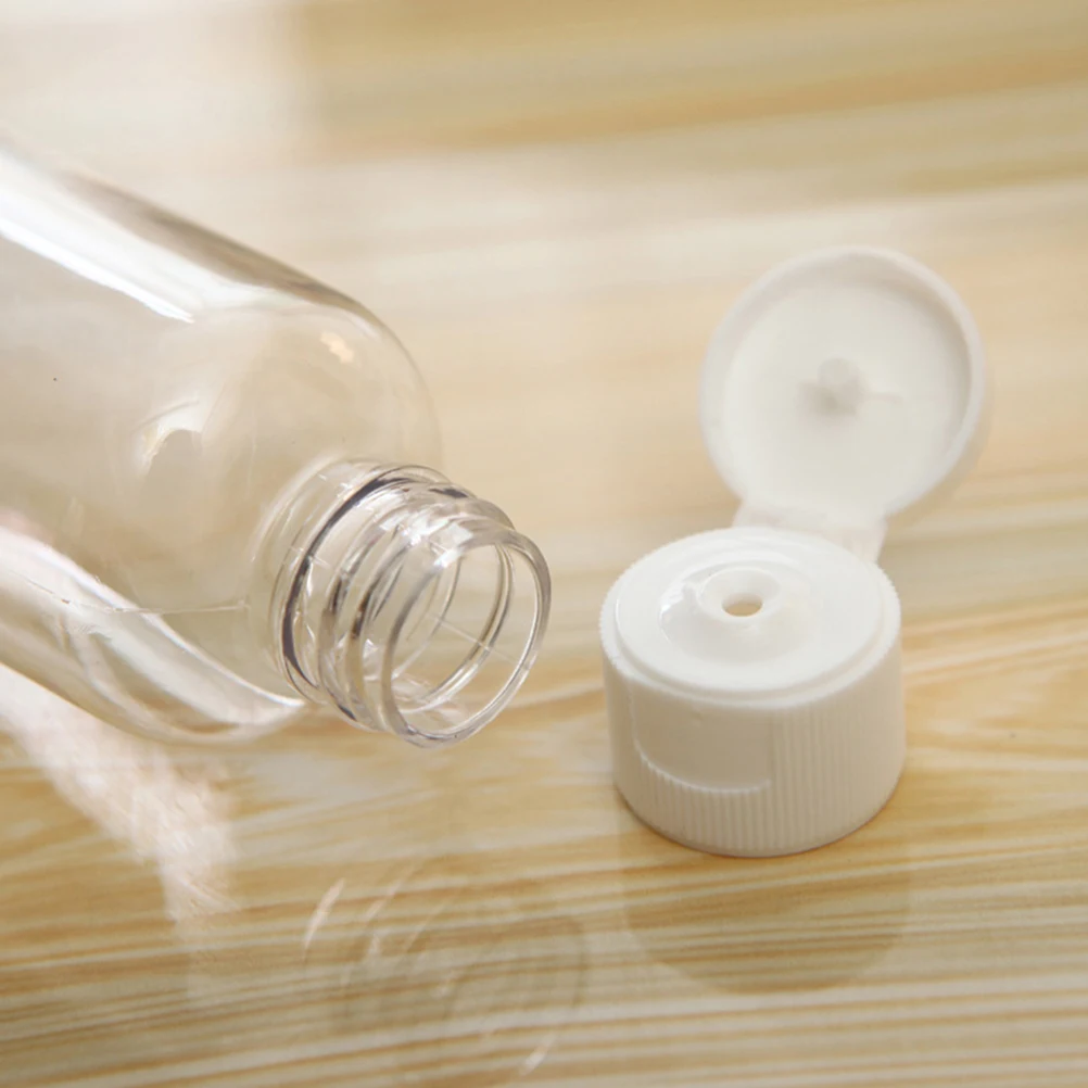 

20pcs Plastic Empty Bottles Portable Refillable Bottle Dispenser Container Clamshell Bottle for Women Girl