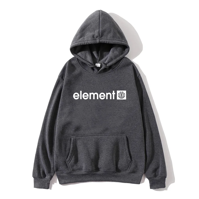 

Men Pocket Hoodies Autumn Winter Solid Color Casual Hooded Sweatshirts Unisex Hip Hop Long Sleeve Street Sports Pullover Hoodies