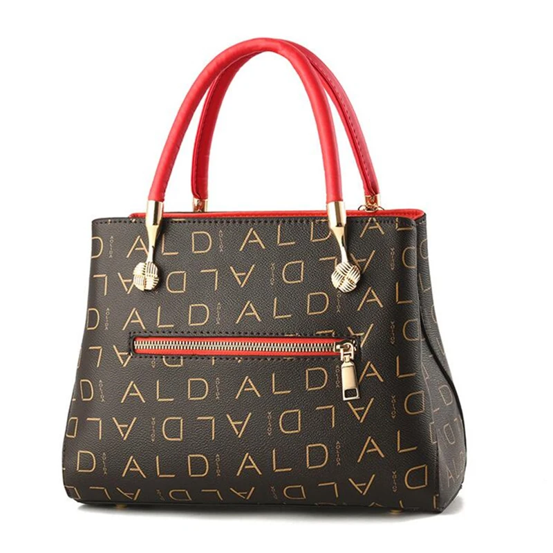 

2020New Fashion Artificial Leather Women Luxury Shoulder Messenger Bag Crossbody For Female Big Capacity Letter Printing Handbag