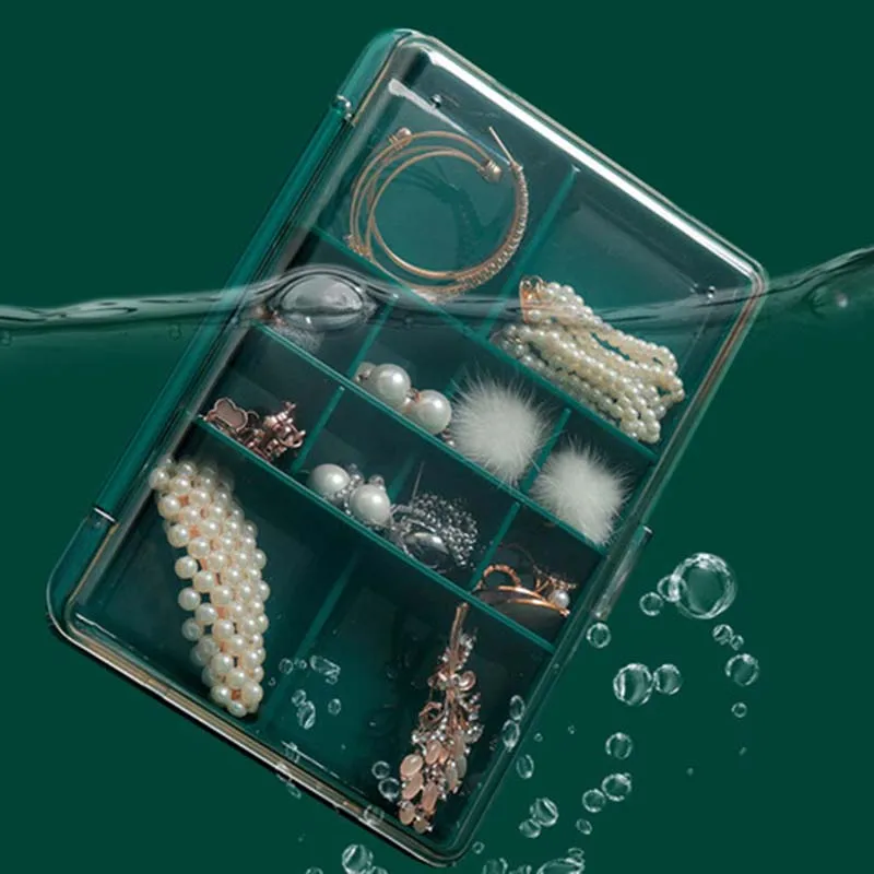 

New 12/30/38 Cells Jewelry Box Princess Earrings Display Necklaces Holder Design High Quality Plastic Gift For Women