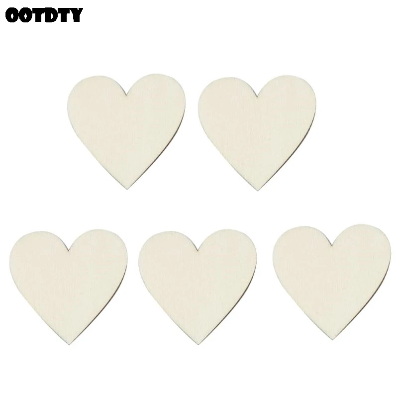 5 шт. деревянные сердца для скрапбукинга сделай сам рассыпчатые ломтики