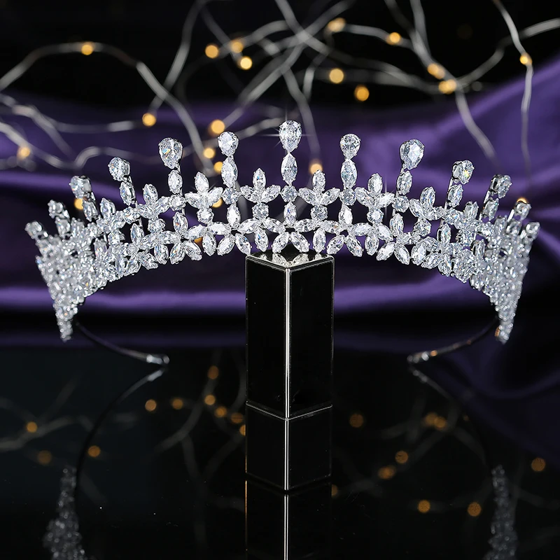 Корона хадияна элегантная очаровательная темпераментная Свадебная повязка на