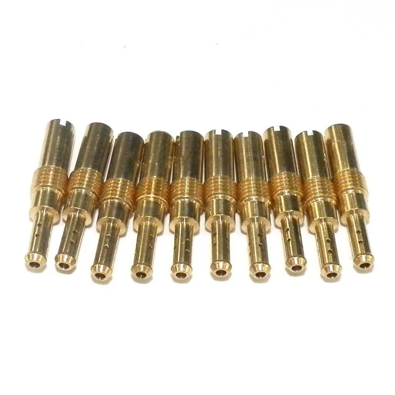 10 шт. Pilot Jet Slow для мотоцикла GY6 карбюратор PWK Keihin PE CVK FCR PWM PJ CBR CR N424 21 OKO Форсунка| |