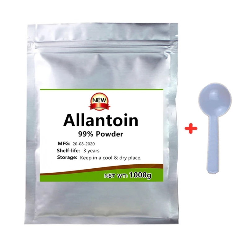 99% аллантоиновая пудра отшелушивает поверхностную кожу уменьшает тонкие линии и