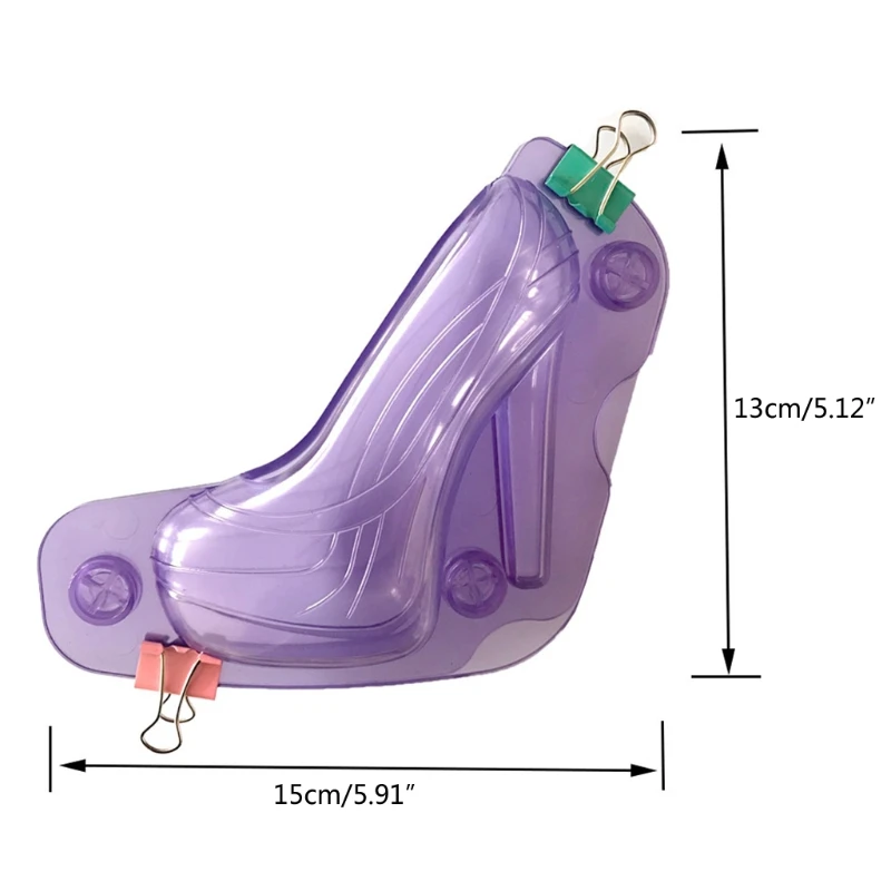 

Creative Mini 3D High Heel Shoe Shape Candy Sugar Paste Mold Cake Decoratiing Tools DIY 3D Chocolate Mold Cake Mold