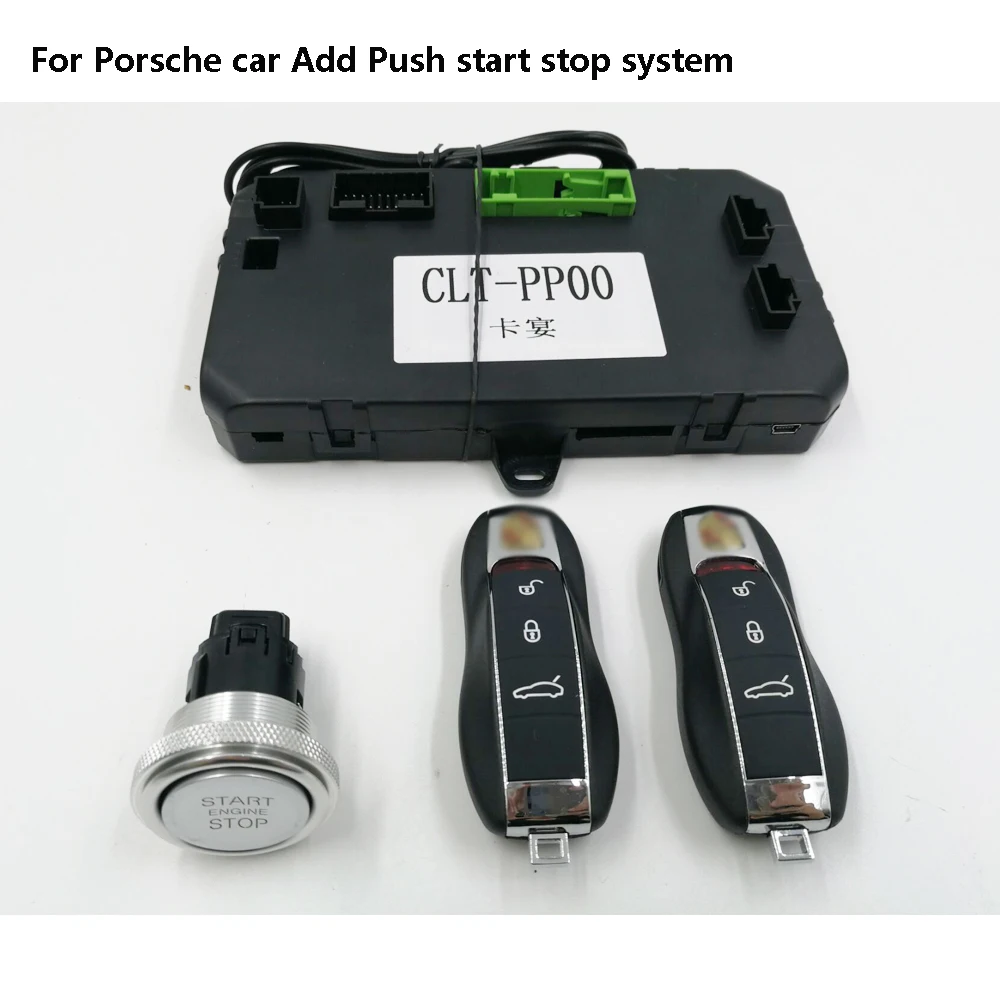 Для Porsche Cayenne/MACAN/Panamera добавьте кнопочную систему start stop и PKE Keyless GO Entry протокол