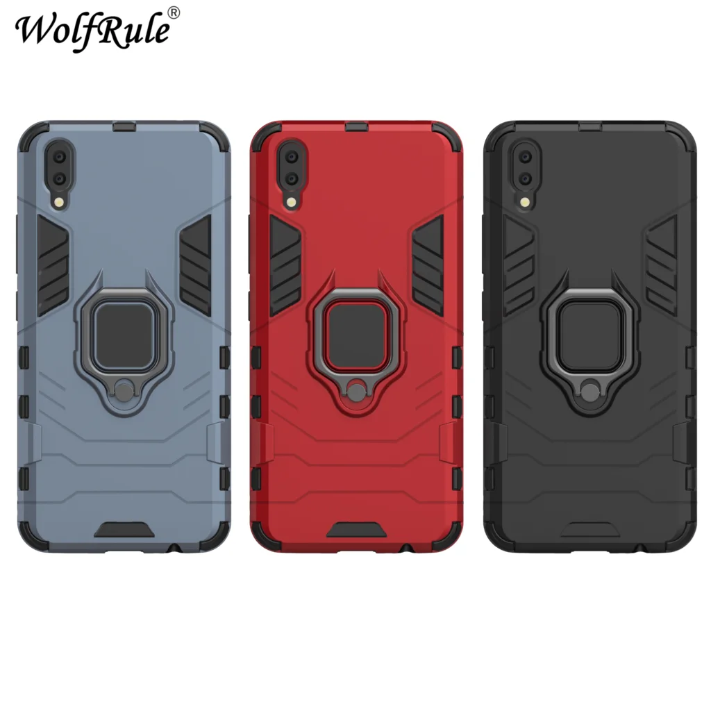 

Vivo V11 Case TPU Hard PC BBK Vivo V11 Pro Case Ring Holder Stand Magnetic Armor Back Case Vivo V11 Fundas 6.41