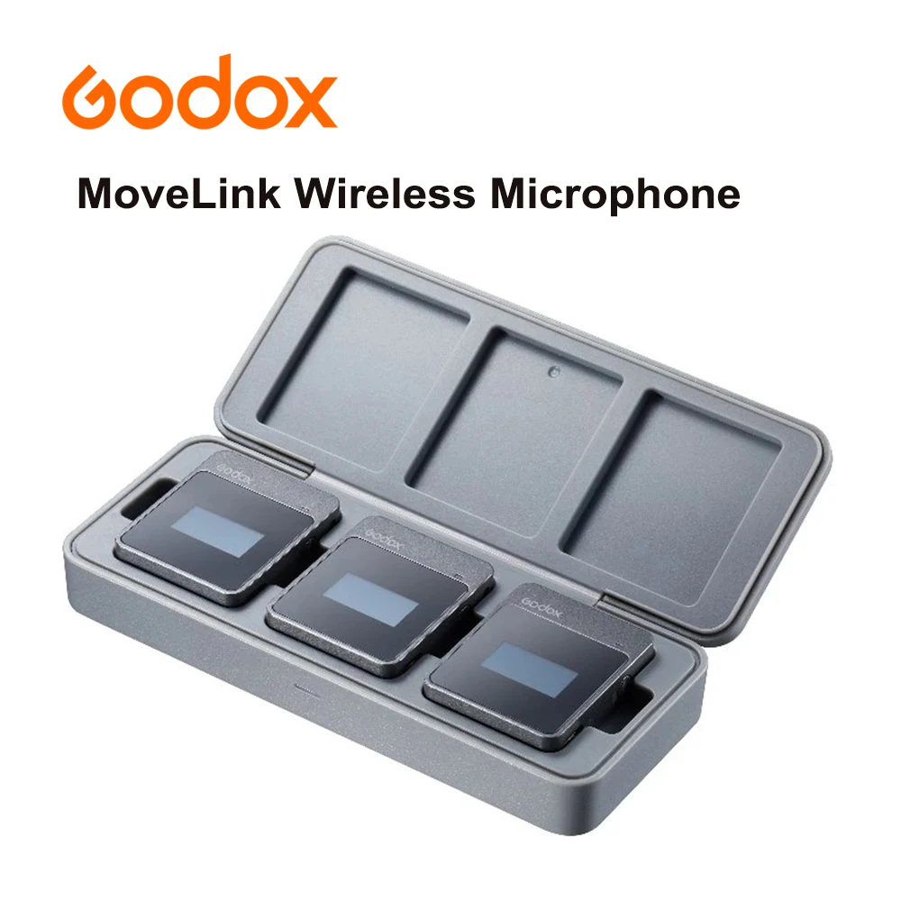 Godox MoveLink M1 M2 Беспроводная микрофонная система 2 4 ГГц моно стерео двухканальный