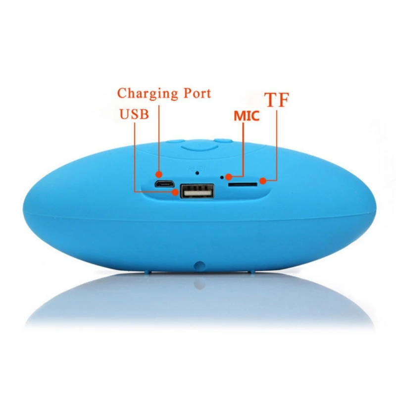 Открытый портативный для Bluetooth беспроводной динамик с шумоподавлением Поддержка usb зарядки и tf-карты