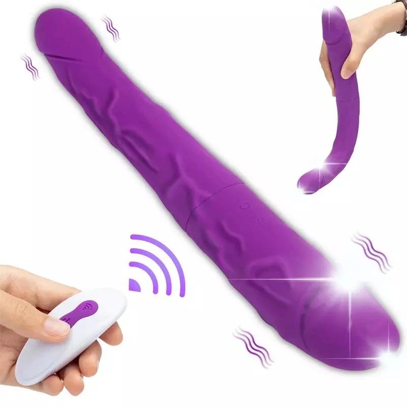 Double Penetration Dildo vibrator Women Vaginal G-spot Adult Sex Toy For Lesbian Strapless Strapon Double Strapon For Couples