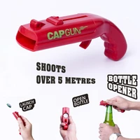 can openers spring cap catapult launcher gun shape bar tool drink opening shooter beer bottle opener creative kitchen accessorie