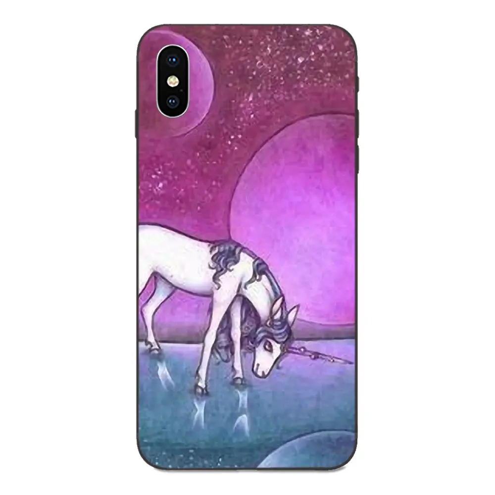 Для Huawei nova 2 2S 3i 4 4e 5i Y3 Y5 II Y6 Y7 Y9 Lite Plus Prime Pro 2017 2018 2019 красочный стиль Радуга лошадь