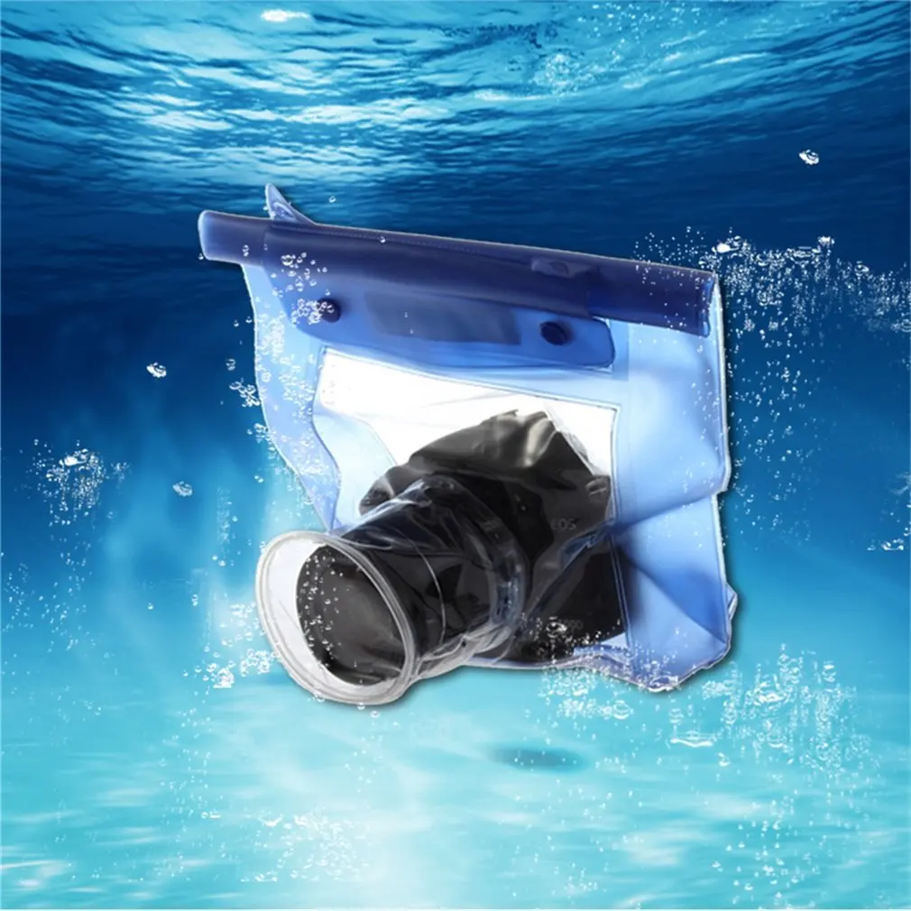 20 м водонепроницаемый DSLR SLR цифровая камера Открытый подводный Корпус чехол герметичный мешок для Canon для Nikon горячий