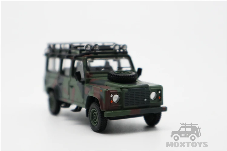 Мини GT 1:64 Land Rover Defender 110 военный камуфляж RHD литая модель автомобиля | Игрушки и