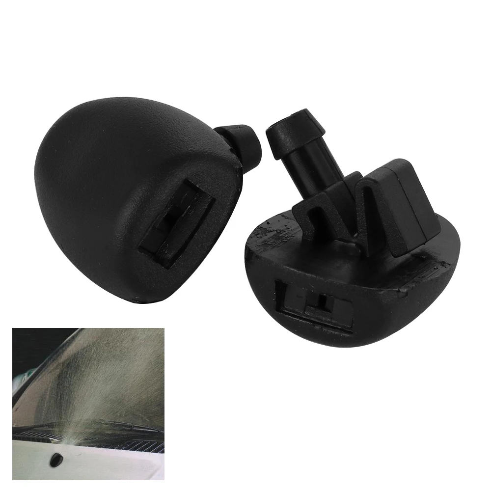 2 шт. пластиковые форсунки для мытья лобового стекла автомобиля Peugeot 206 207 407