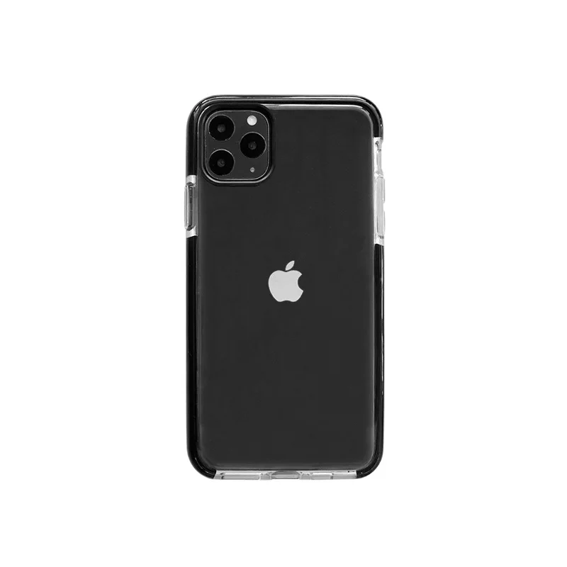 

Transparent edge color phone case is suitable for iPhone11 12Pro Max mini X XR XSMax 8 7 6PluS anti-drop protective back cover
