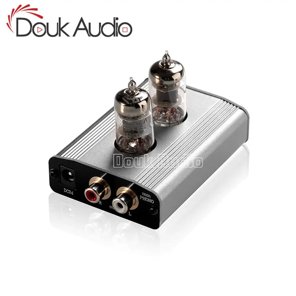 Вакуумный мини усилитель Douk Audio 6J1 MM / MC RIAA Phono Hi Fi проигрыватель класса A с