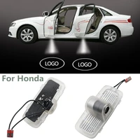 led car door welcome lamp logo projector ghost shadow light for honda pilot passport crosstour accord 2003 2013 car accessories