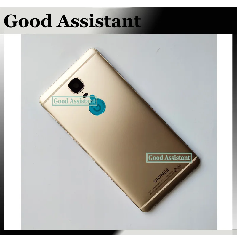Gold Battery Cover Золото/мокко 5,5 дюймов для GiONEE M6 GN8003/для QMobile M6 Передняя средняя рама корпус батарея Дверь задняя крышка чехол - Цвет: Gold Battery Cover