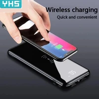wireless charger for iphone samsung external battery bank qi wireless 50000mah power bank built in charger powerbank portable