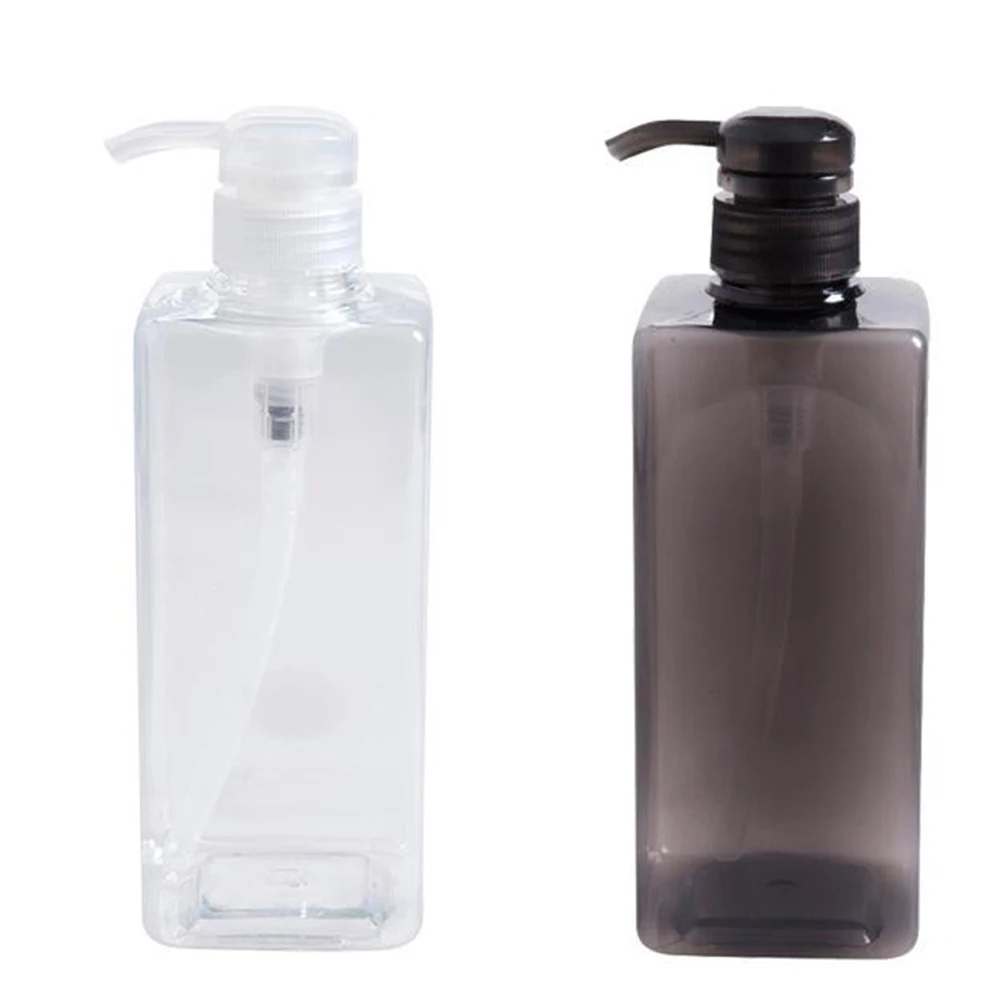 2 шт. 600 мл гелевые бутылки для душа контейнеры пластиковые насоса многоразовый