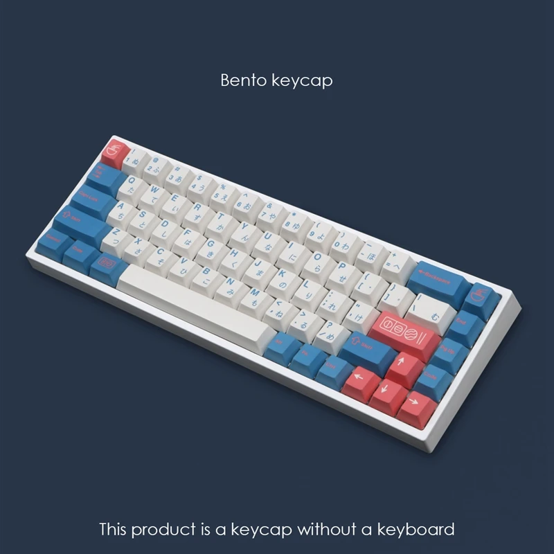 153-Key Lunch 5-Sided Sublimation Thickened PBT Keycaps Stepped Opaque Characters, Good Press Keycaps