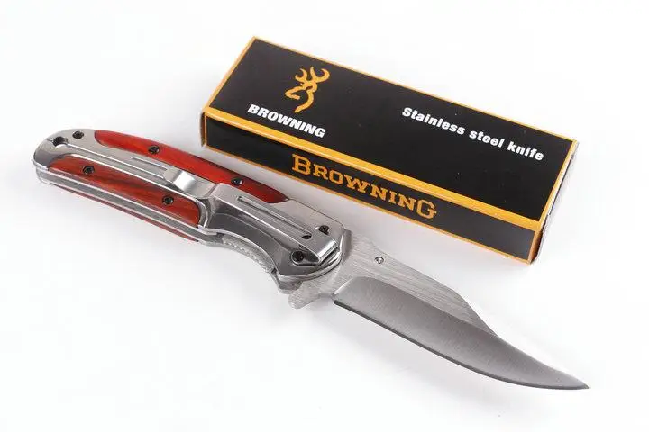 Нож Browning DA43 титановый складной нож 3Cr13 с деревянной ручкой тактический Походный