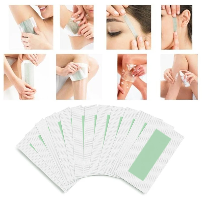 24pcs Removal Nonwoven Hair Remove Wax Paper Body Cloth Rolls High Quality Hair Removal Epilator Wax Strip Paper Wax Strip Paper