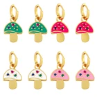 Y2K сияющая бижутерия со стразами серьги в форме грибных гроздей для женщин очки, металлические винтажные Радуга Цвет Harajuku Серьги Подвески 90s эстетические, Новое поступление, подарок при покупке!