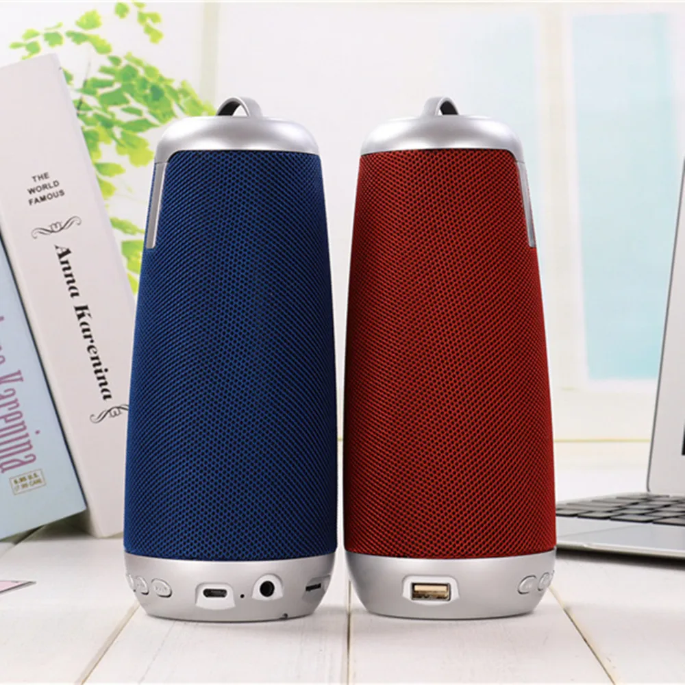 HYASIA Портативный беспроводной Bluetooth динамик ткань бас Саундбар Поддержка FM радио