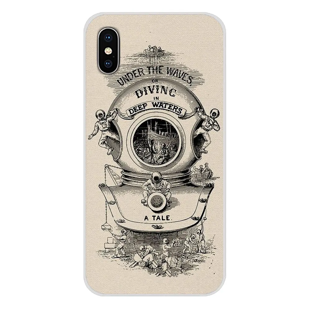 Мобильный телефон чехол для Apple iPhone X XR XS 11Pro MAX 4S 5S 5C SE 6 S 7 8 Plus ipod 5 Дайвинг шлем CAM