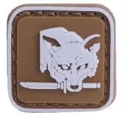 Новинка светящиеся миниатюрный значок уличные водонепроницаемые нашивки из ПВХ